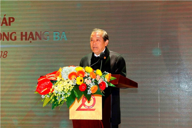 Phó Thủ tướng Thường trực Chính phủ dự lễ kỷ niệm 20 năm thành lập Học viện Tư pháp - ảnh 1